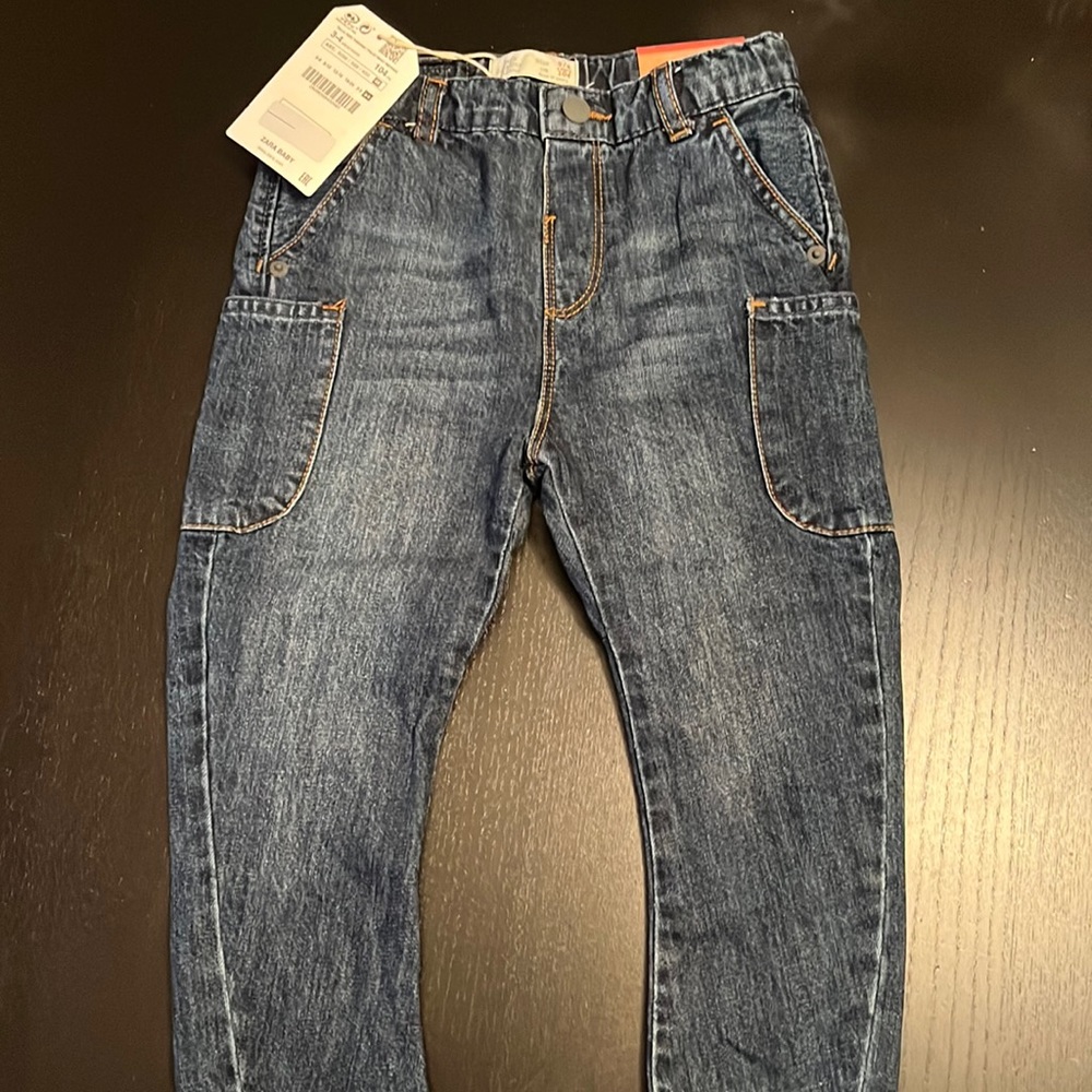 NWT Boys ZARA size 3/4 jeans